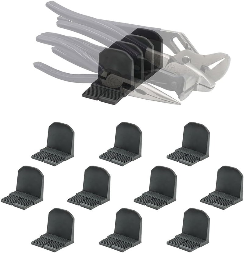 StealthMounts Tpe Drawer Hive Plier Holder, Black, 10 Pieces - Image 1